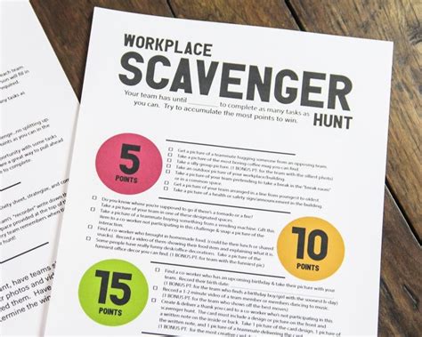 charity scavenger hunt|charity team building activities.
